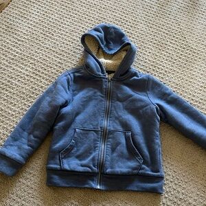 Old Navy Kids Sherpa Sweatshirt Blue. Size Small